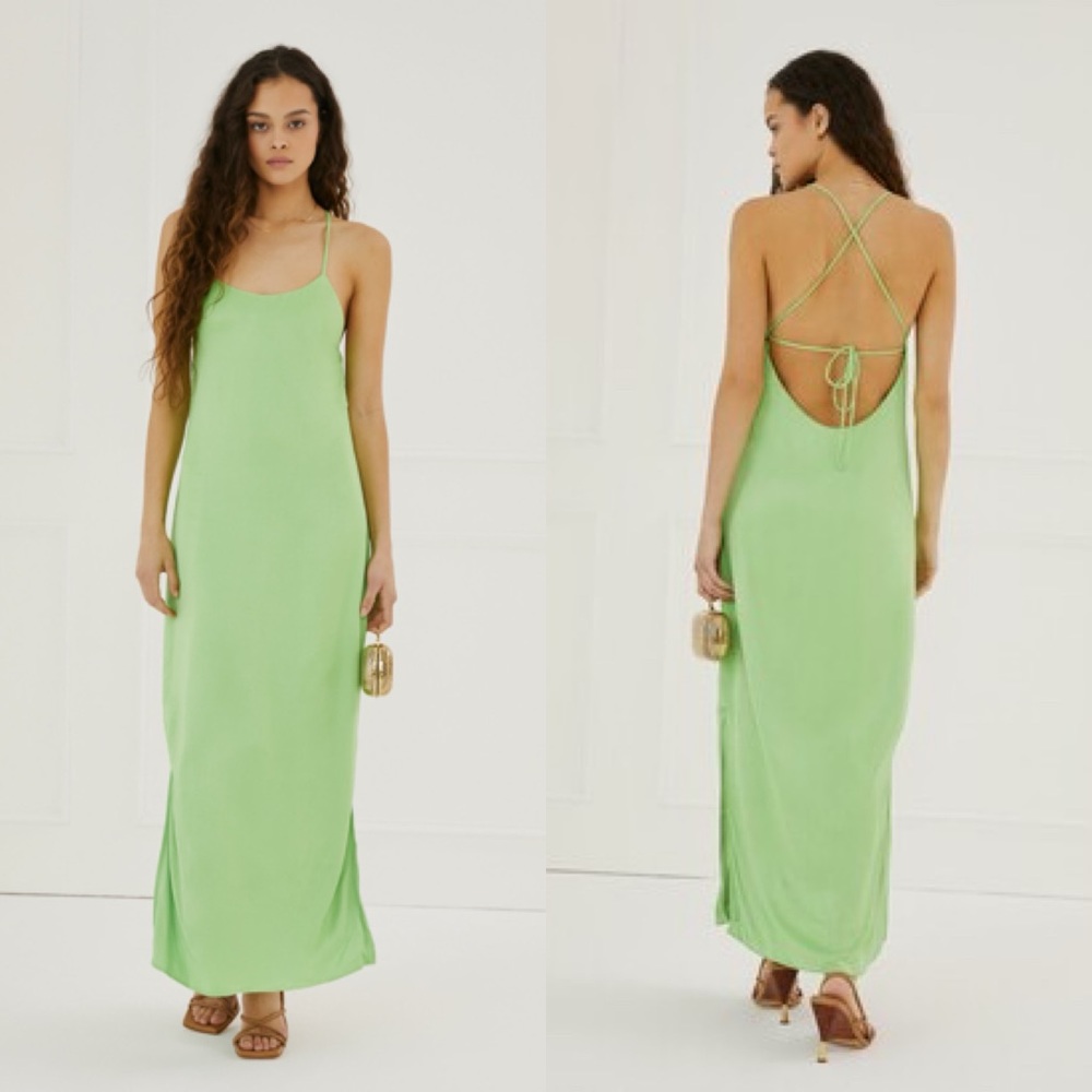 Something Navy Silky Essential Slip Dress